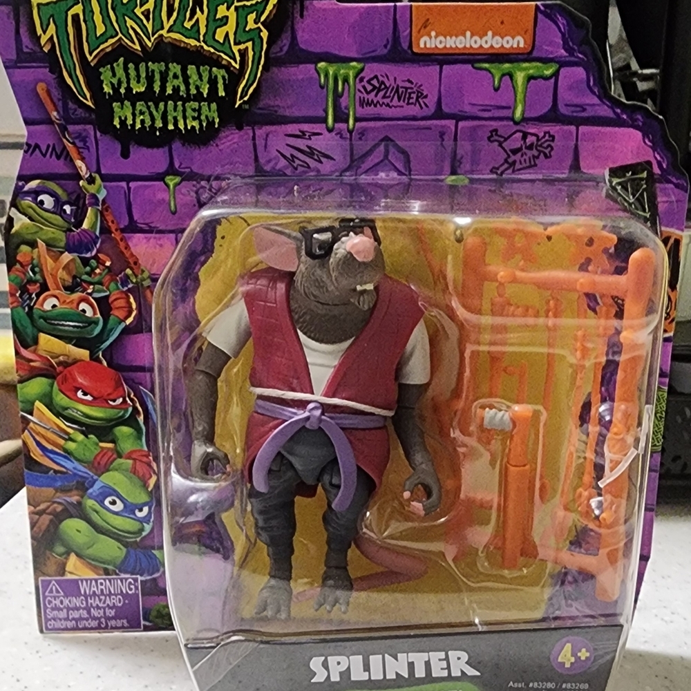 HTF Teenage Mutant Ninja Turtles Mutant Mayhem Action Figure